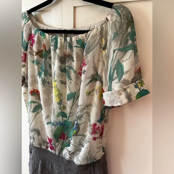 Ted Baker London Women’s Lida Floral‎ Romper Silk Blend Size 8 Jumpsuits & Rompers